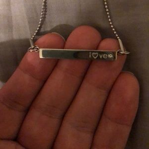 Silver Kate 48 Love Necklace
